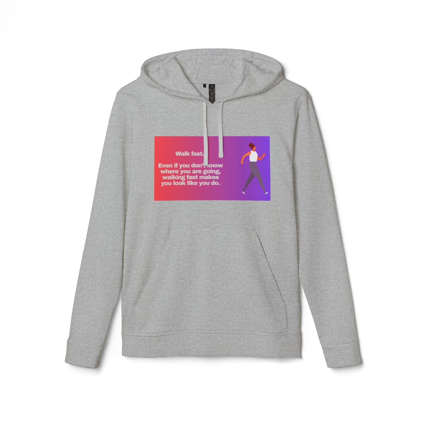 adidas® Personalized Unisex Fleece Hoodie by Gravitee | WALK FAST