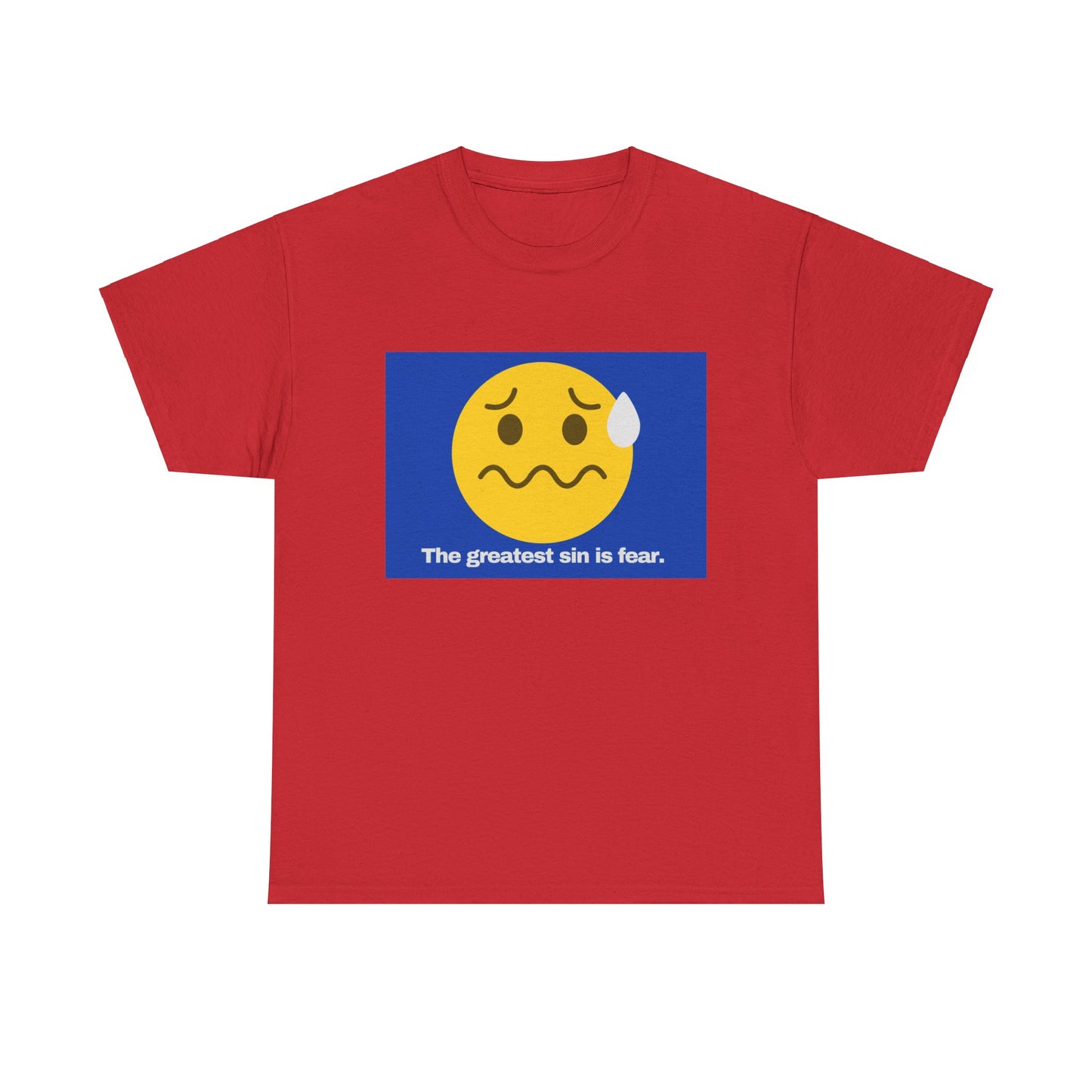 Gravitee 100% Cotton Graphic Adult T-Shirt | FEAR IS THE GREATEST SIN
