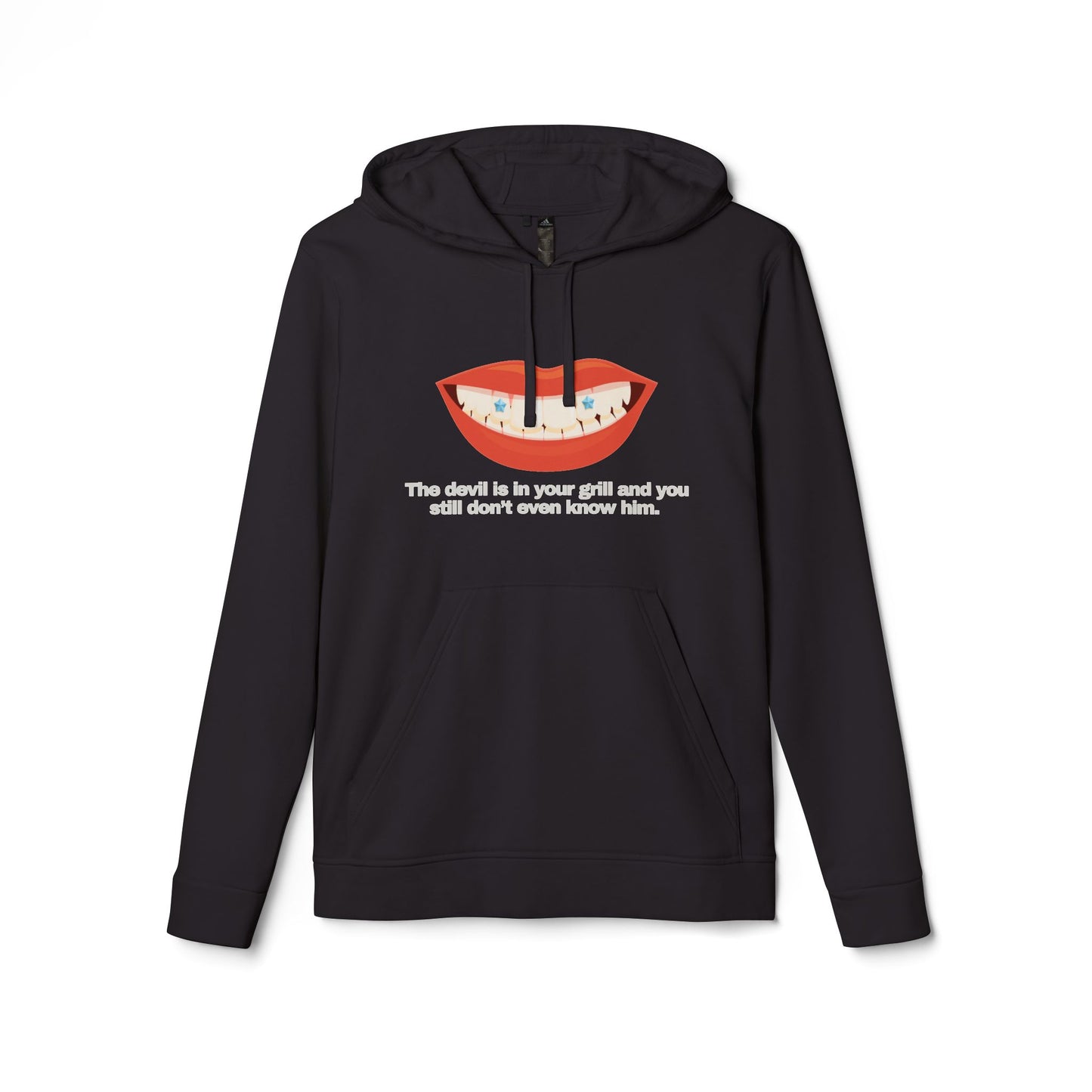 adidas® Personalized Unisex Fleece Hoodie by Gravitee | THE DEVIL IS IN YOUR GRILL