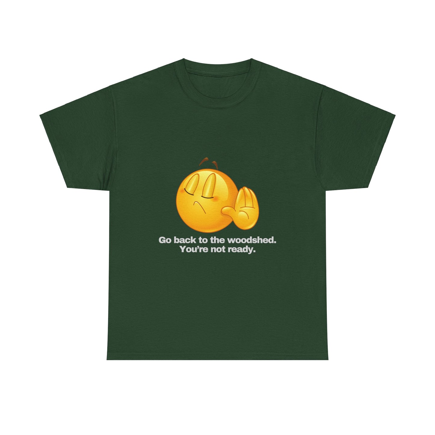 Gravitee 100% Cotton Graphic Adult T-Shirt | GO BACK TO THE WOODSHED