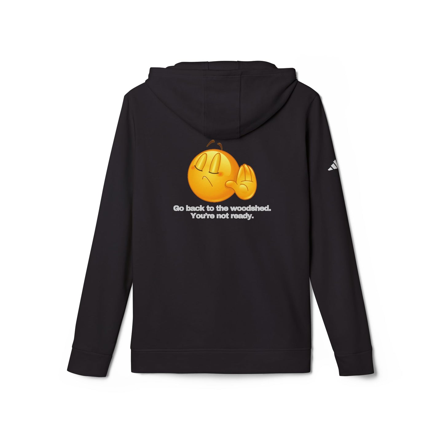 adidas® Personalized Unisex Fleece Hoodie by Gravitee | GO BACK TO THE WOODSHED