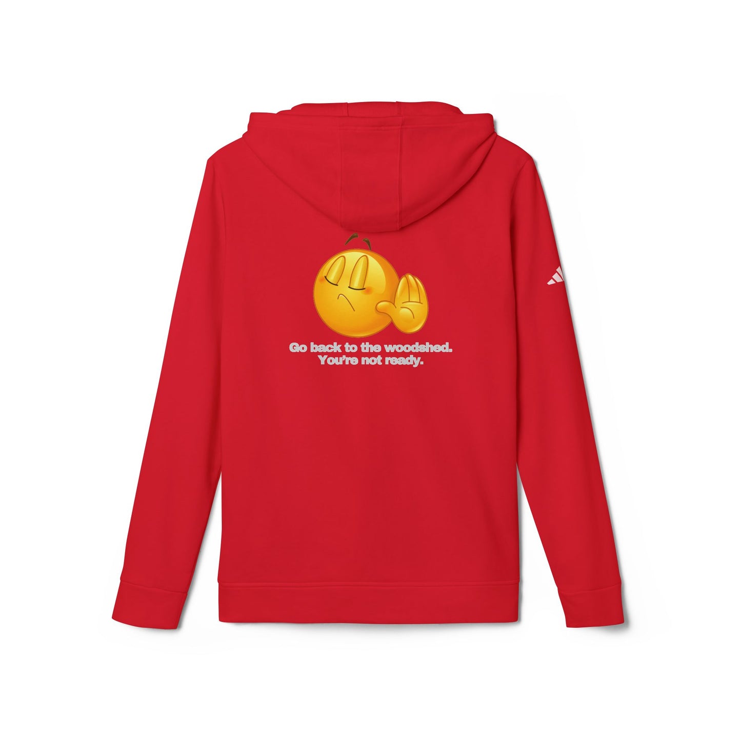 adidas® Personalized Unisex Fleece Hoodie by Gravitee | GO BACK TO THE WOODSHED
