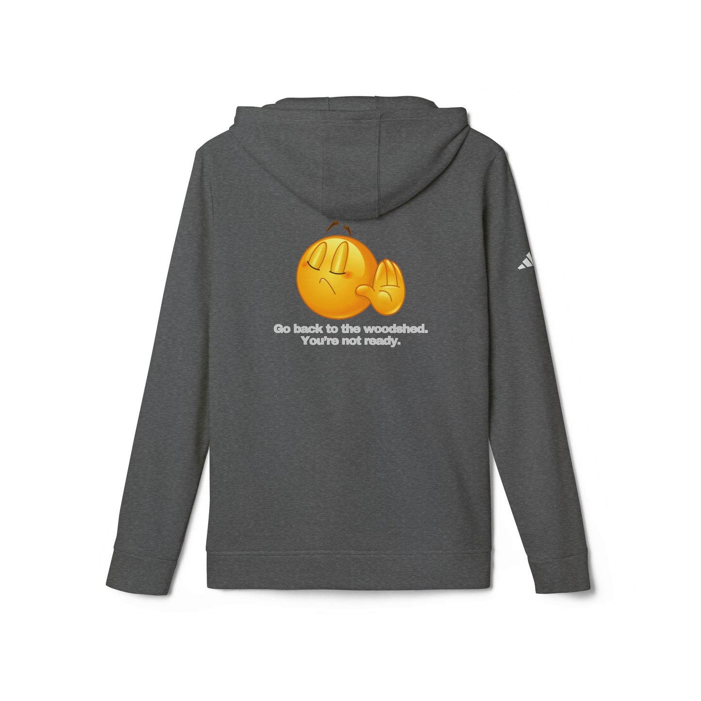adidas® Personalized Unisex Fleece Hoodie by Gravitee | GO BACK TO THE WOODSHED