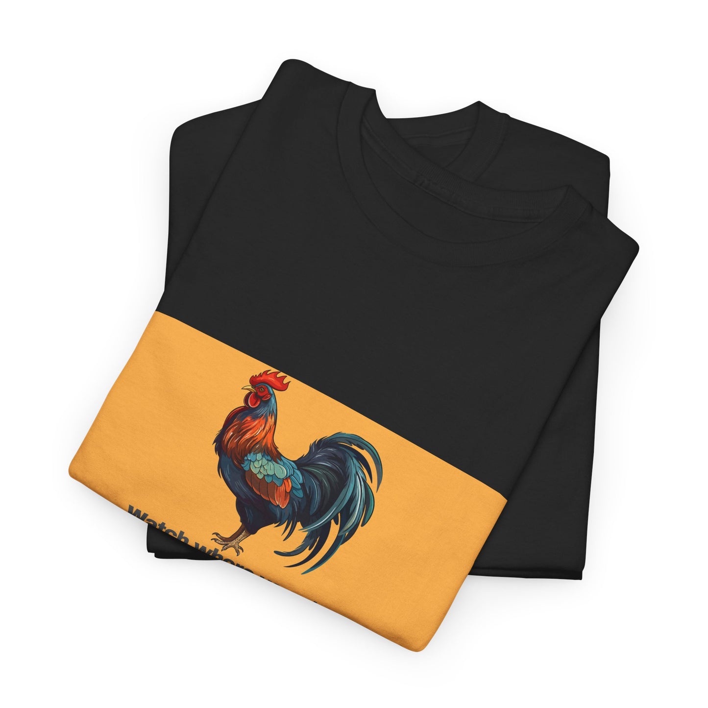 Gravitee 100% Cotton Graphic Adult T-Shirt | WHEN CHICKENS COME HOME TO ROOST