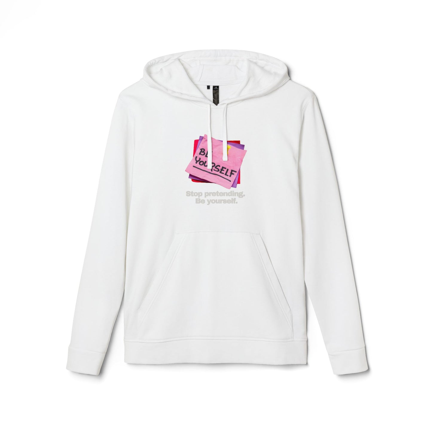 adidas® Personalized Unisex Fleece Hoodie by Gravitee | STOP PRETENDING