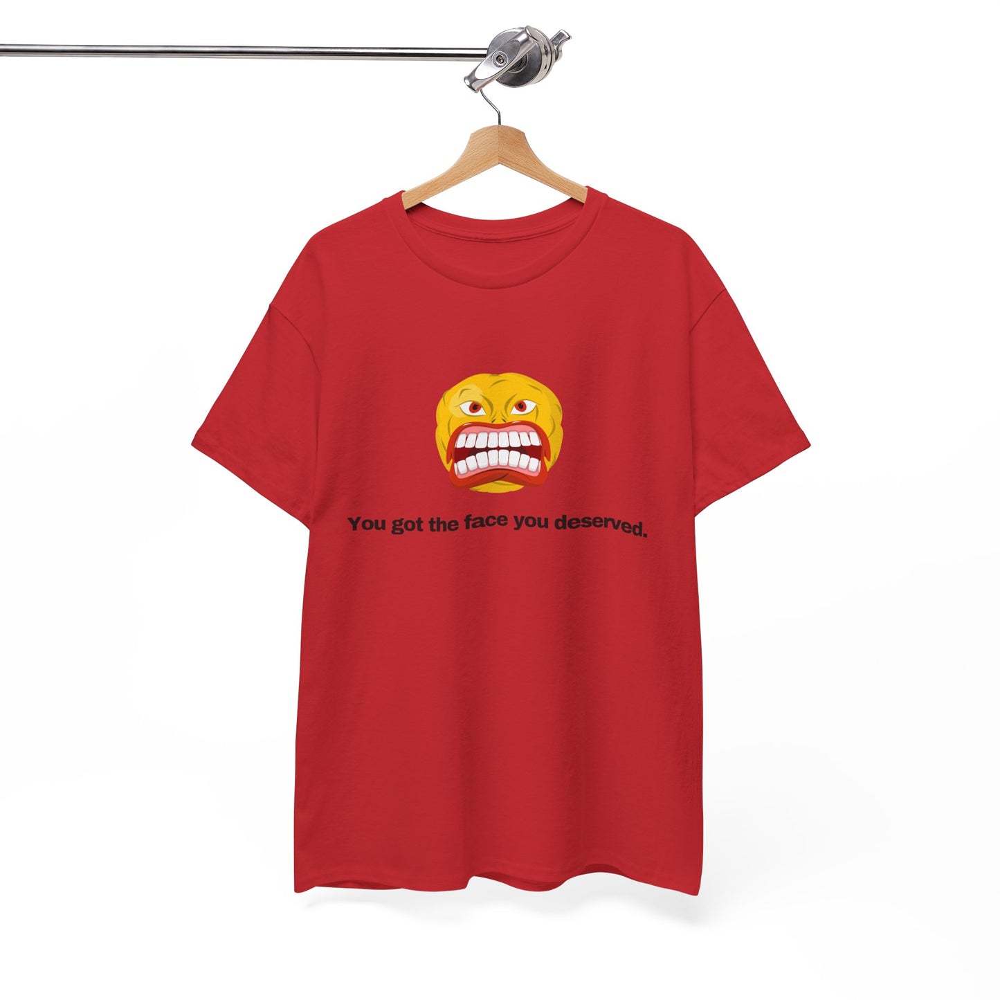 Gravitee 100% Cotton Graphic Adult T-Shirt | YOU GOT THE FACE YOU DESERVED