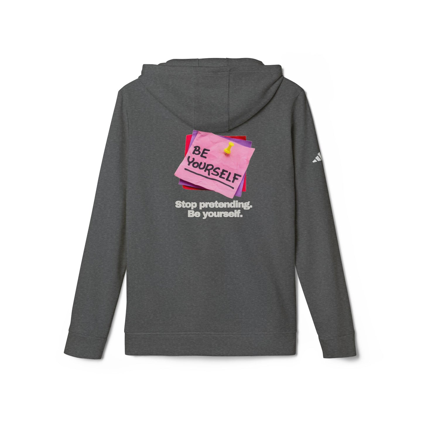 adidas® Personalized Unisex Fleece Hoodie by Gravitee | STOP PRETENDING
