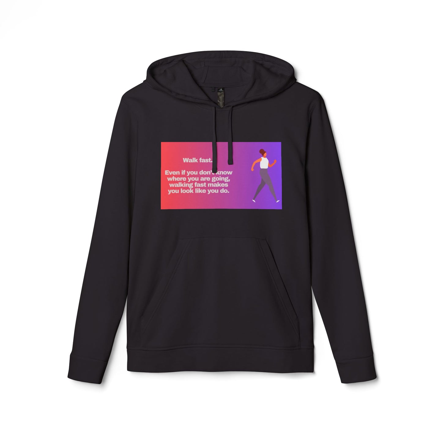 adidas® Personalized Unisex Fleece Hoodie by Gravitee | WALK FAST