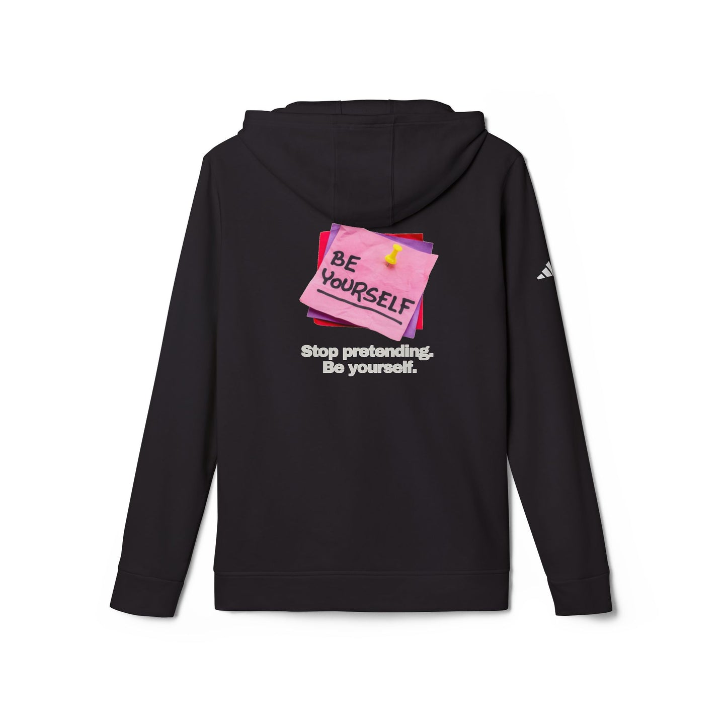 adidas® Personalized Unisex Fleece Hoodie by Gravitee | STOP PRETENDING