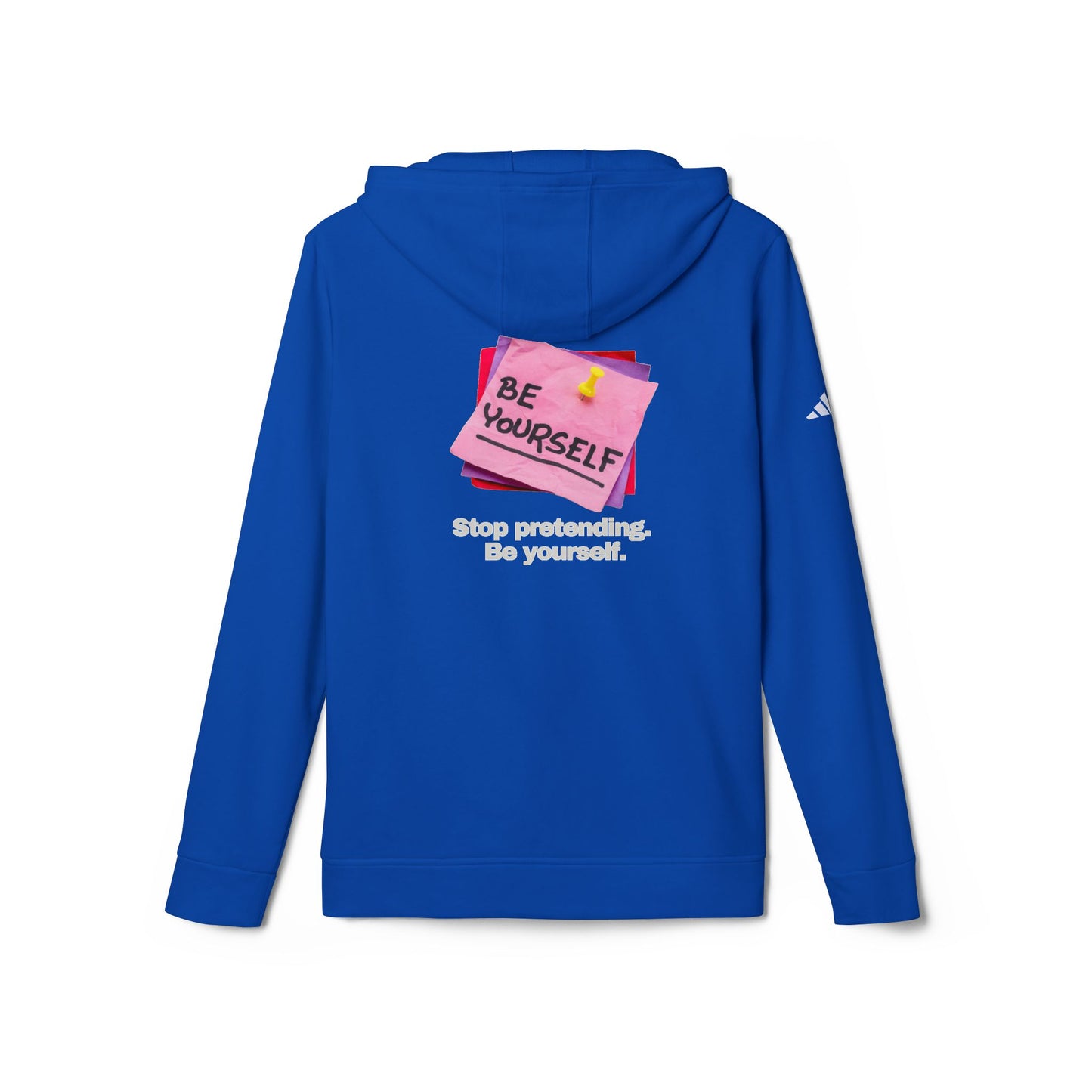 adidas® Personalized Unisex Fleece Hoodie by Gravitee | STOP PRETENDING