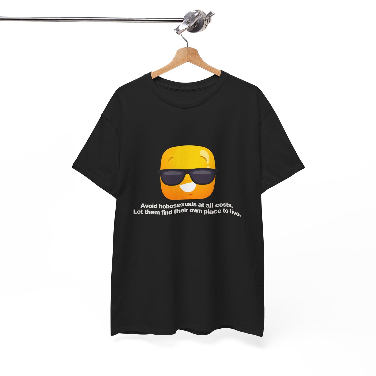Gravitee 100% Cotton Graphic Adult T-Shirt | AVOID HOBOSEXUALS AT ALL COSTS
