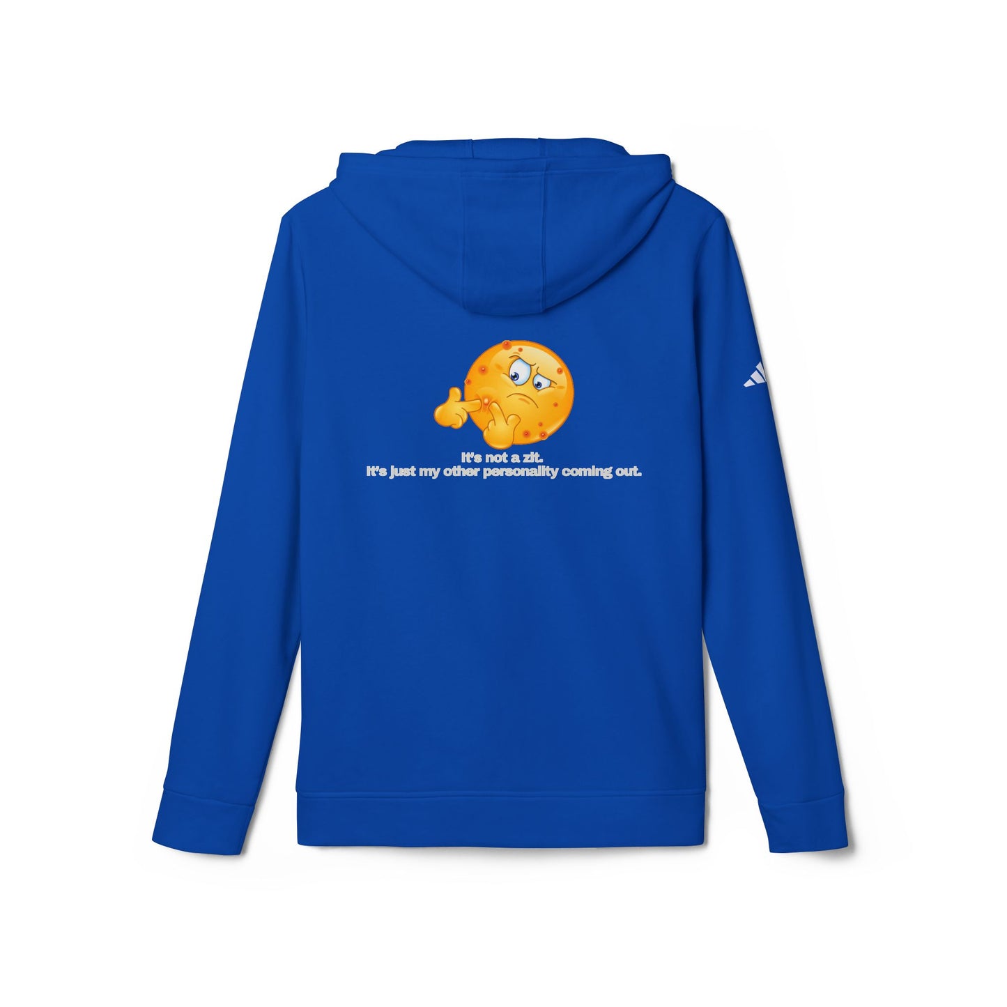adidas® Personalized Unisex Fleece Hoodie by Gravitee | IT'S NOT A ZIT