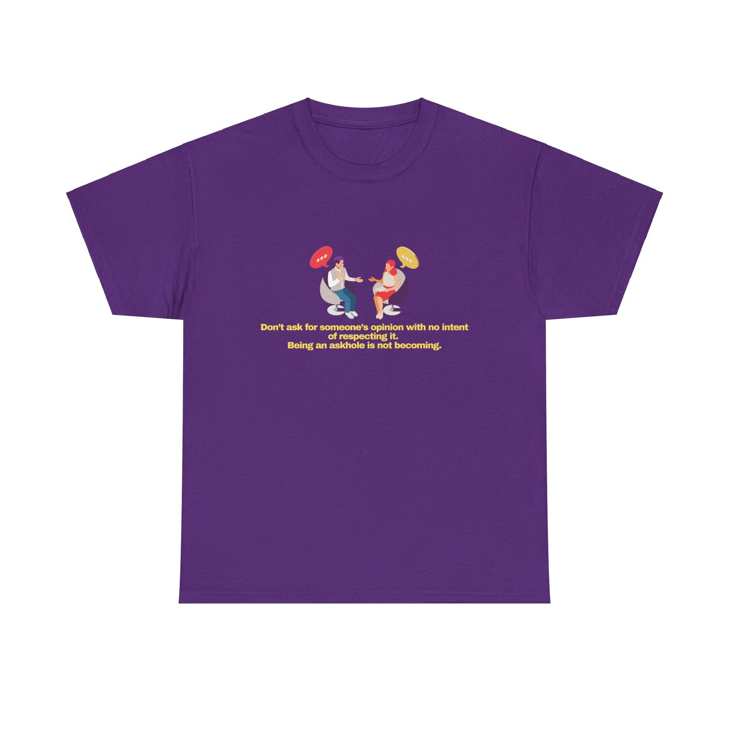 Gravitee 100% Cotton Graphic Adult T-Shirt | BEING AN ASKHOLE...