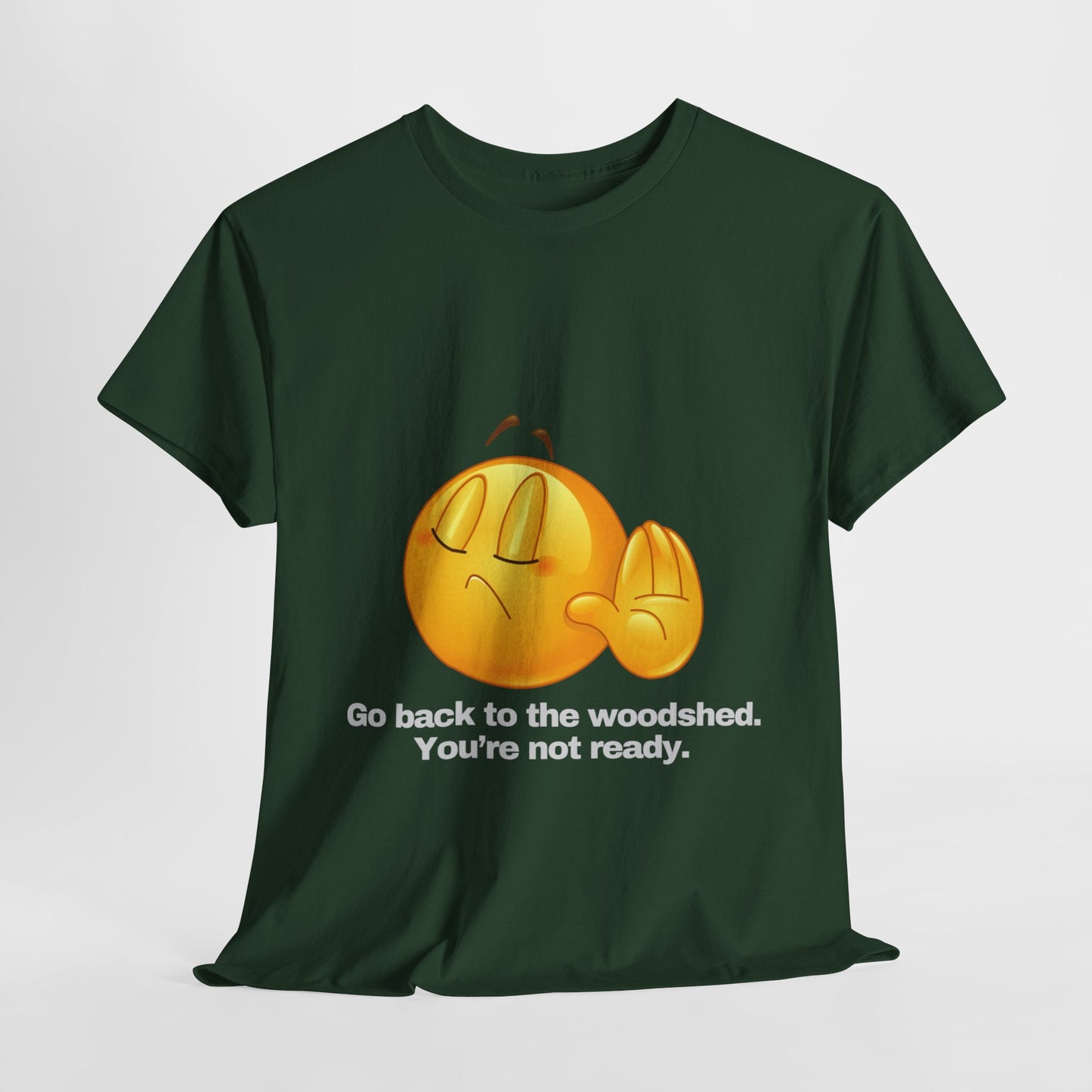 Gravitee 100% Cotton Graphic Adult T-Shirt | GO BACK TO THE WOODSHED