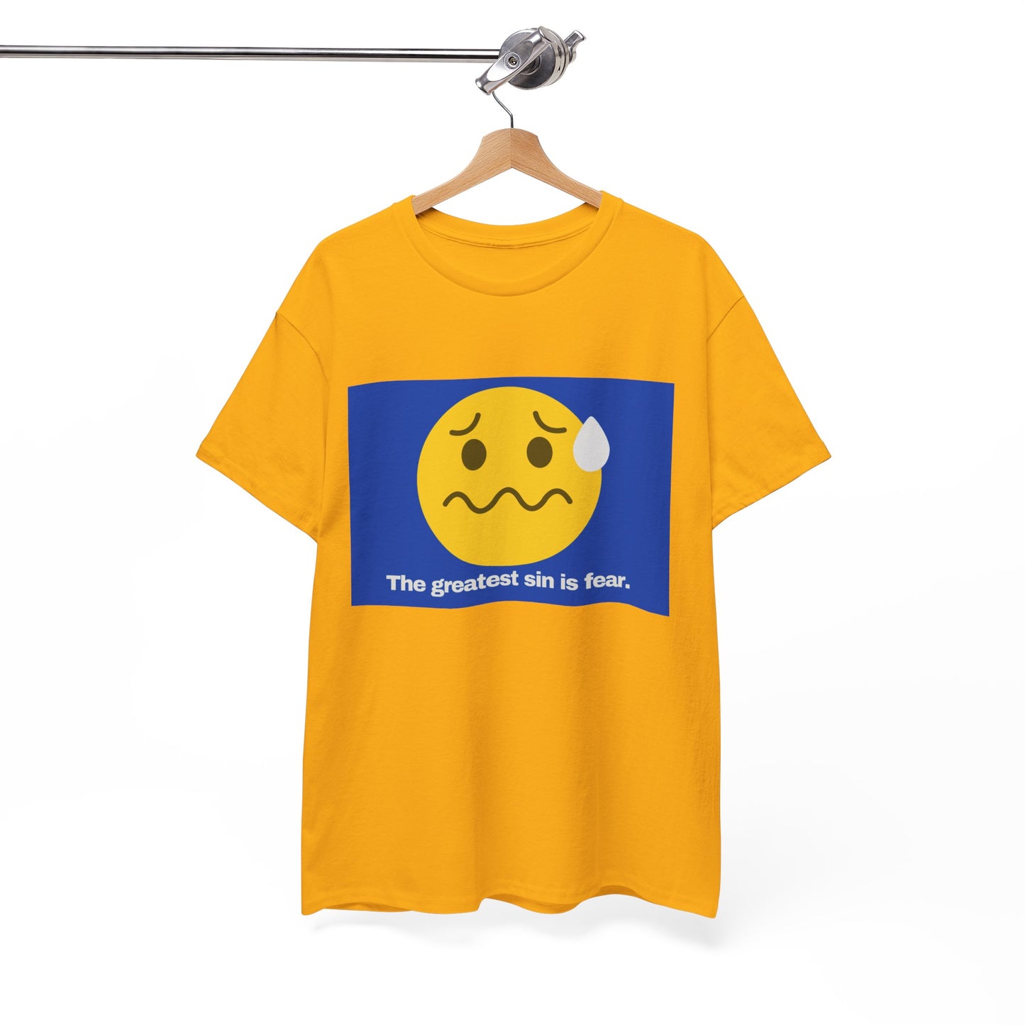 Gravitee 100% Cotton Graphic Adult T-Shirt | FEAR IS THE GREATEST SIN