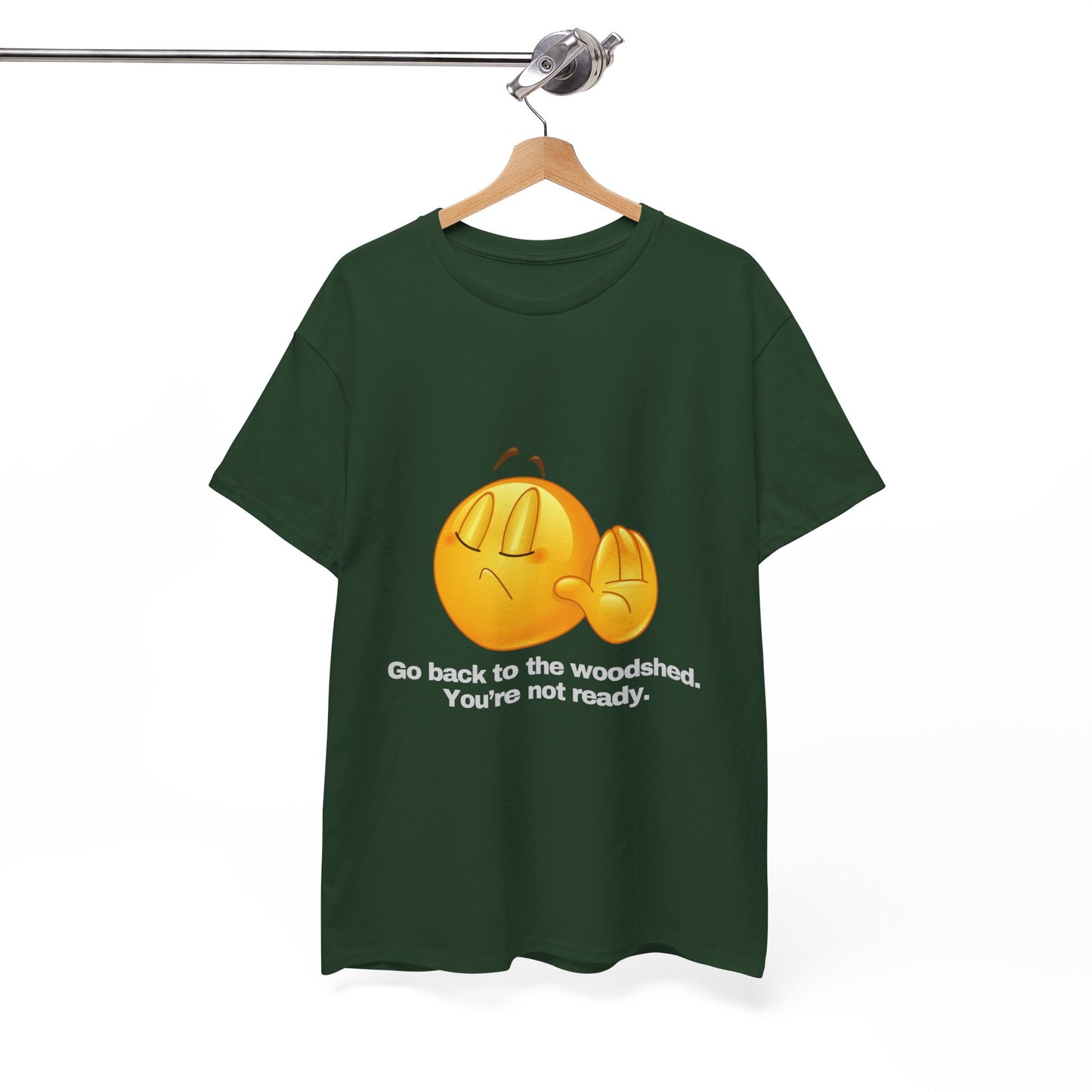 Gravitee 100% Cotton Graphic Adult T-Shirt | GO BACK TO THE WOODSHED