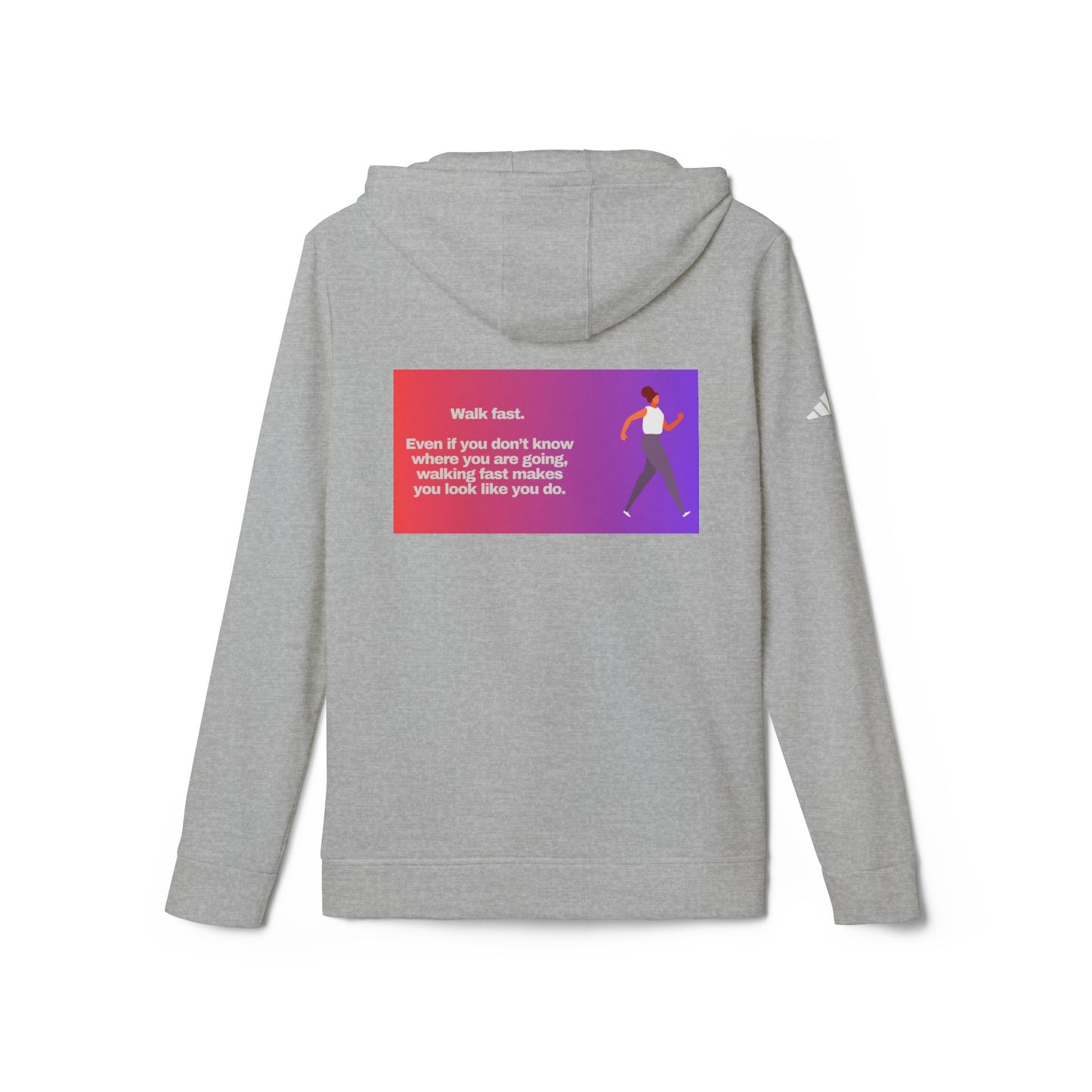 adidas® Personalized Unisex Fleece Hoodie by Gravitee | WALK FAST