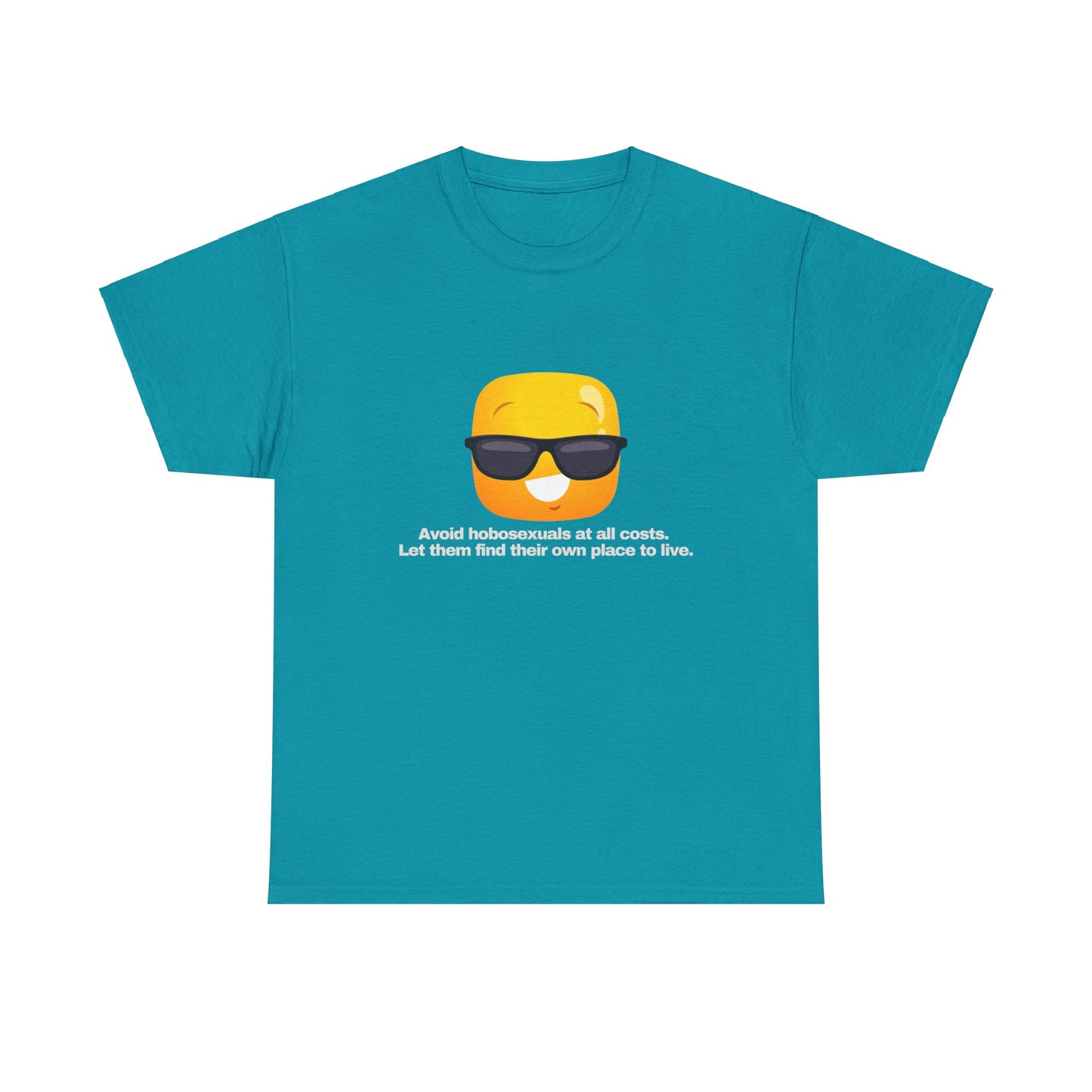 Gravitee 100% Cotton Graphic Adult T-Shirt | AVOID HOBOSEXUALS AT ALL COSTS