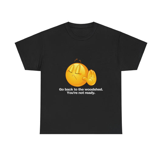 Gravitee 100% Cotton Graphic Adult T-Shirt | GO BACK TO THE WOODSHED
