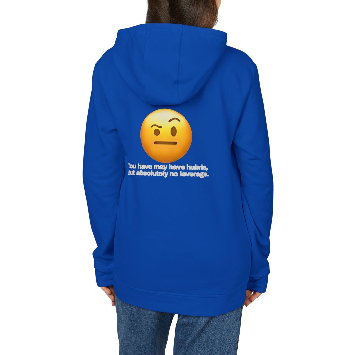 adidas® Personalized Unisex Fleece Hoodie by Gravitee | HUBRIS BUT NO LEVERAGE