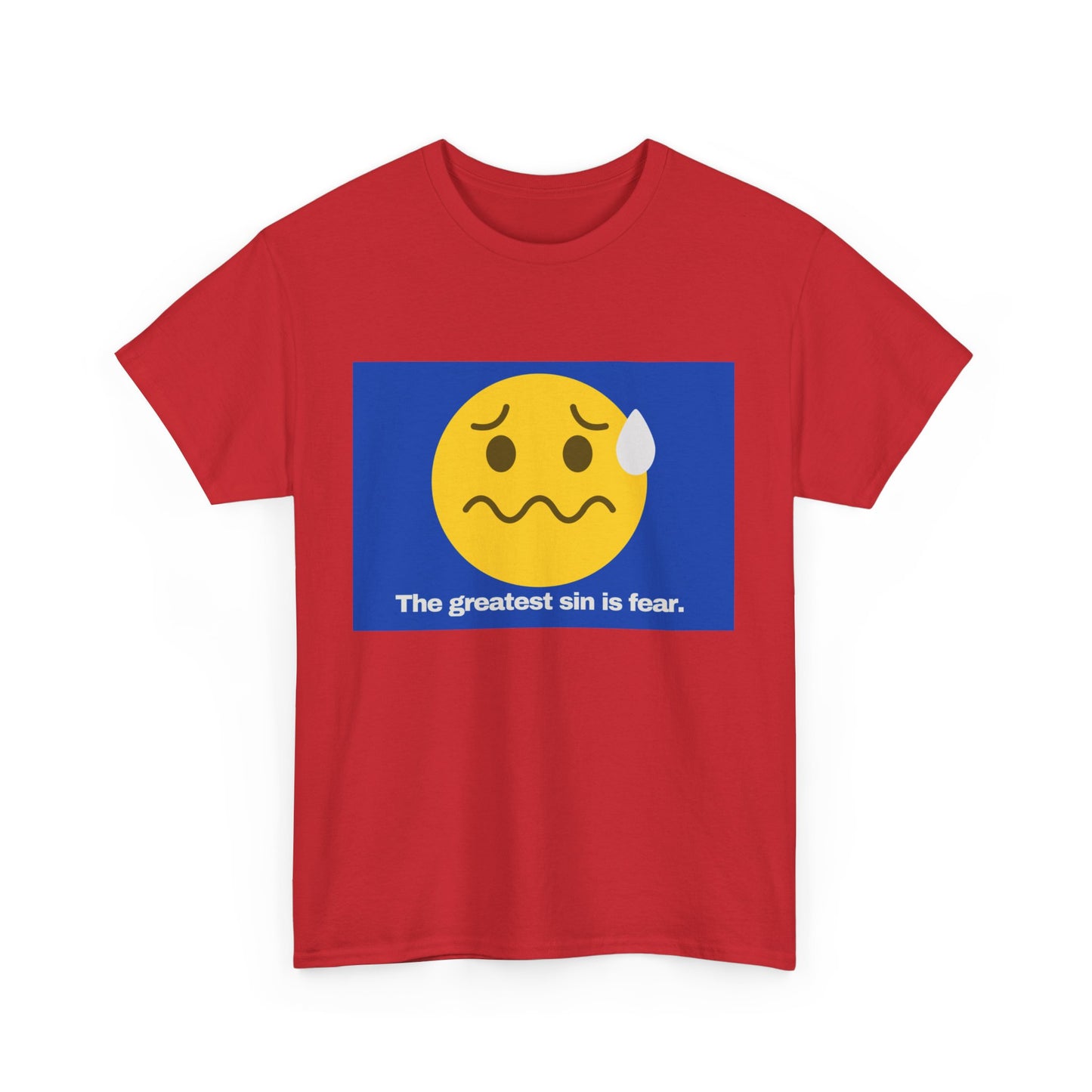 Gravitee 100% Cotton Graphic Adult T-Shirt | FEAR IS THE GREATEST SIN