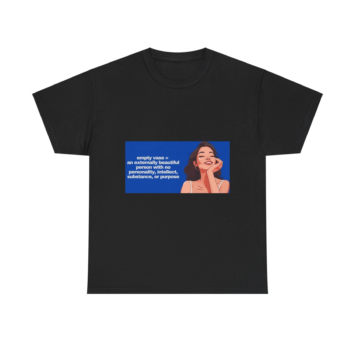 Gravitee 100% Cotton Graphic Adult T-Shirt | EMPTY VASE
