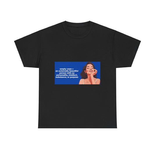 Gravitee 100% Cotton Graphic Adult T-Shirt | EMPTY VASE