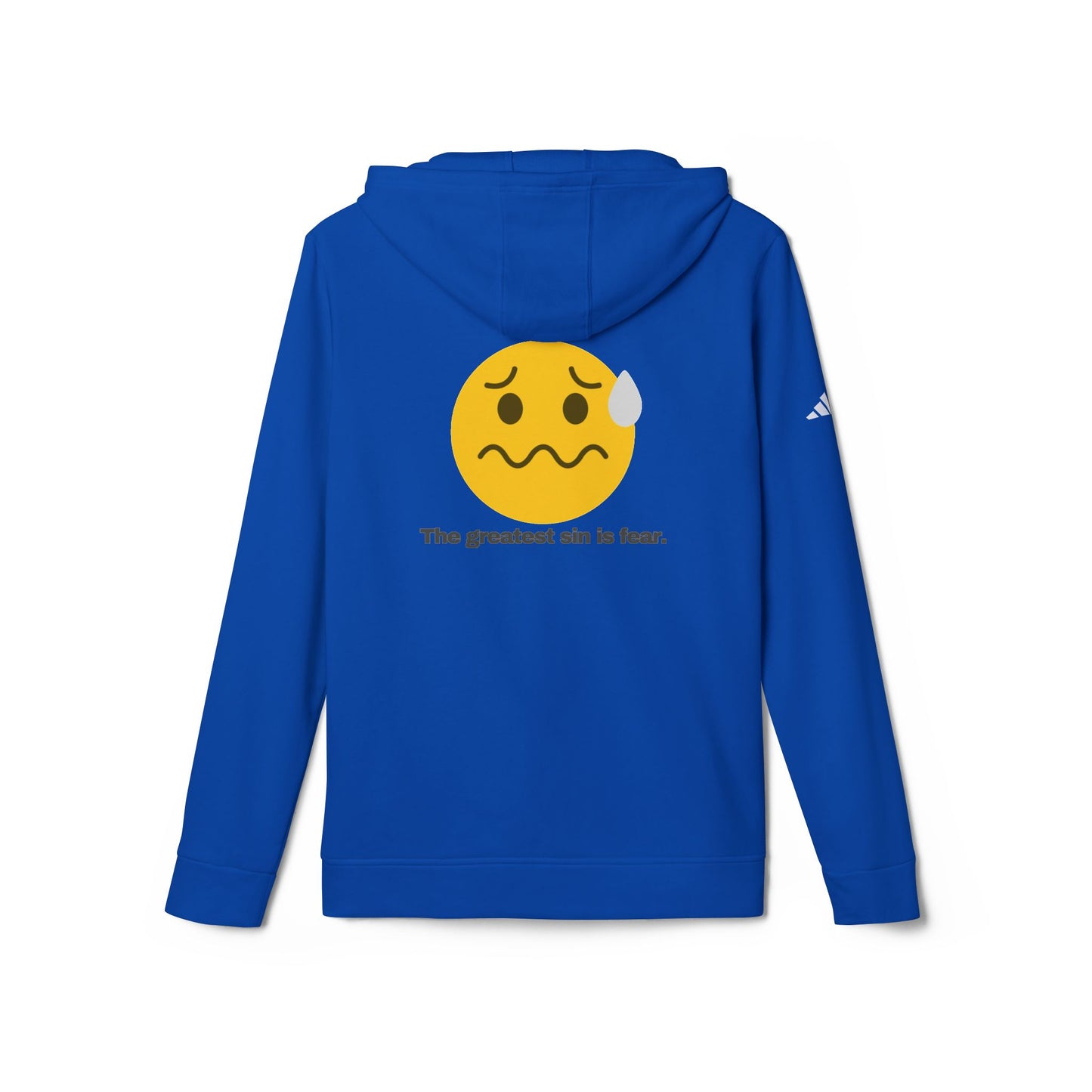 adidas® Personalized Unisex Fleece Hoodie by Gravitee | THE GREATEST SIN IS FEAR