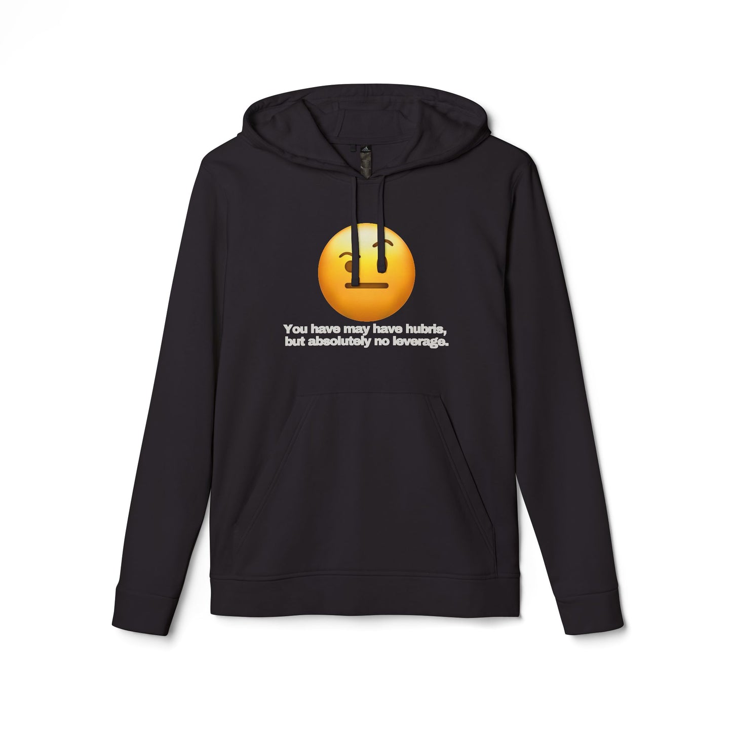 adidas® Personalized Unisex Fleece Hoodie by Gravitee | HUBRIS BUT NO LEVERAGE