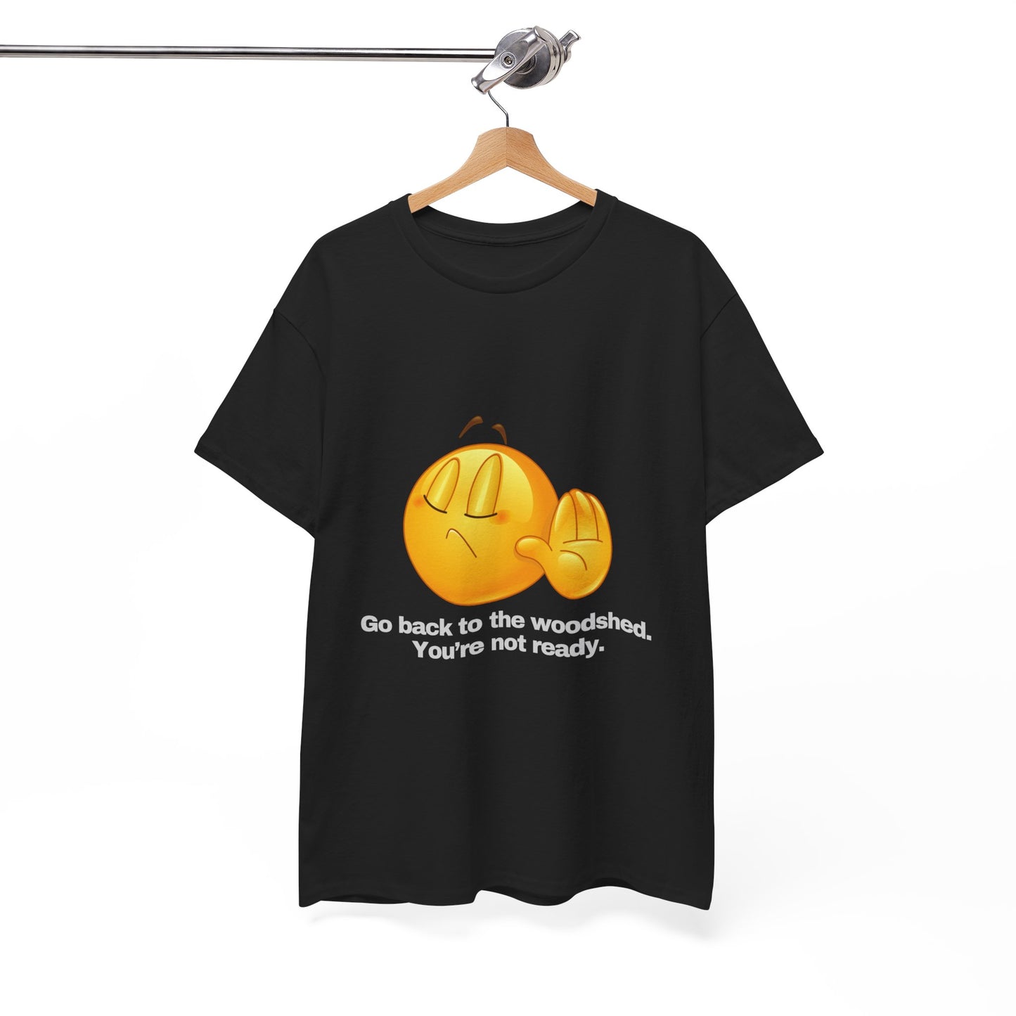 Gravitee 100% Cotton Graphic Adult T-Shirt | GO BACK TO THE WOODSHED
