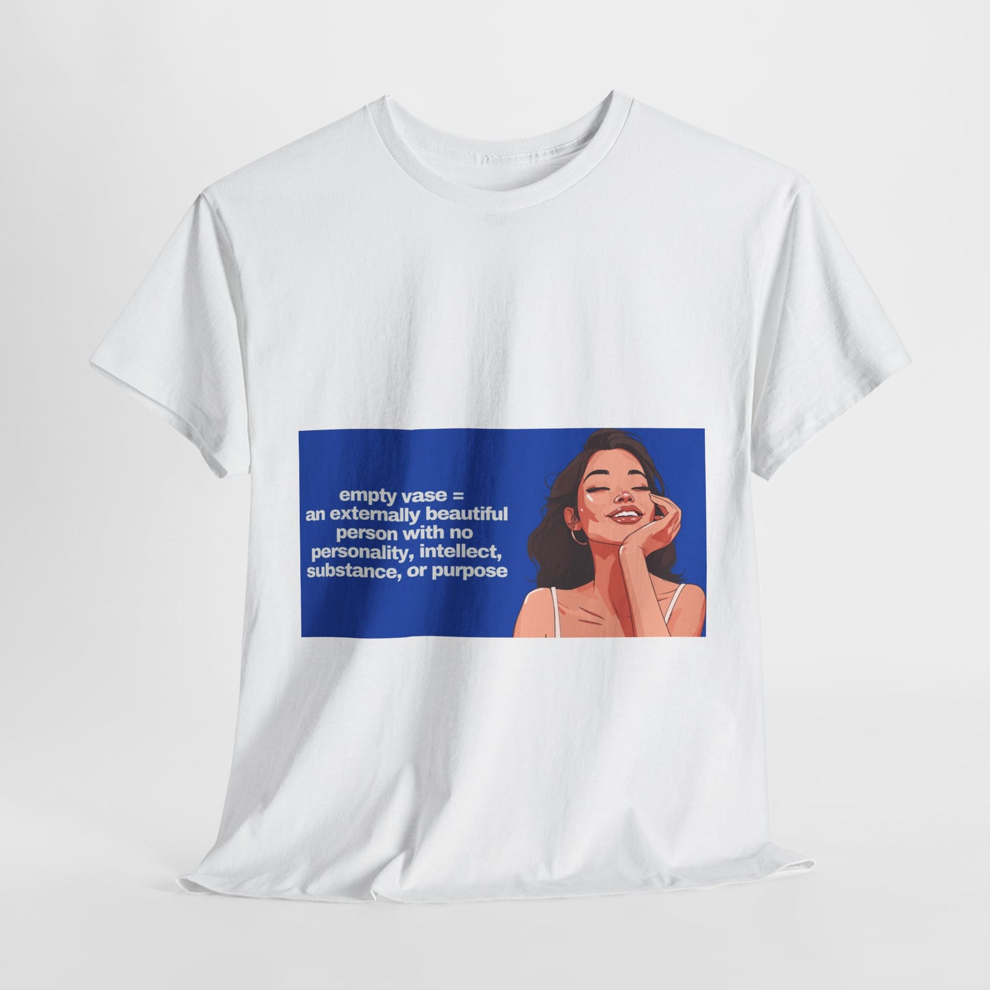 Gravitee 100% Cotton Graphic Adult T-Shirt | EMPTY VASE