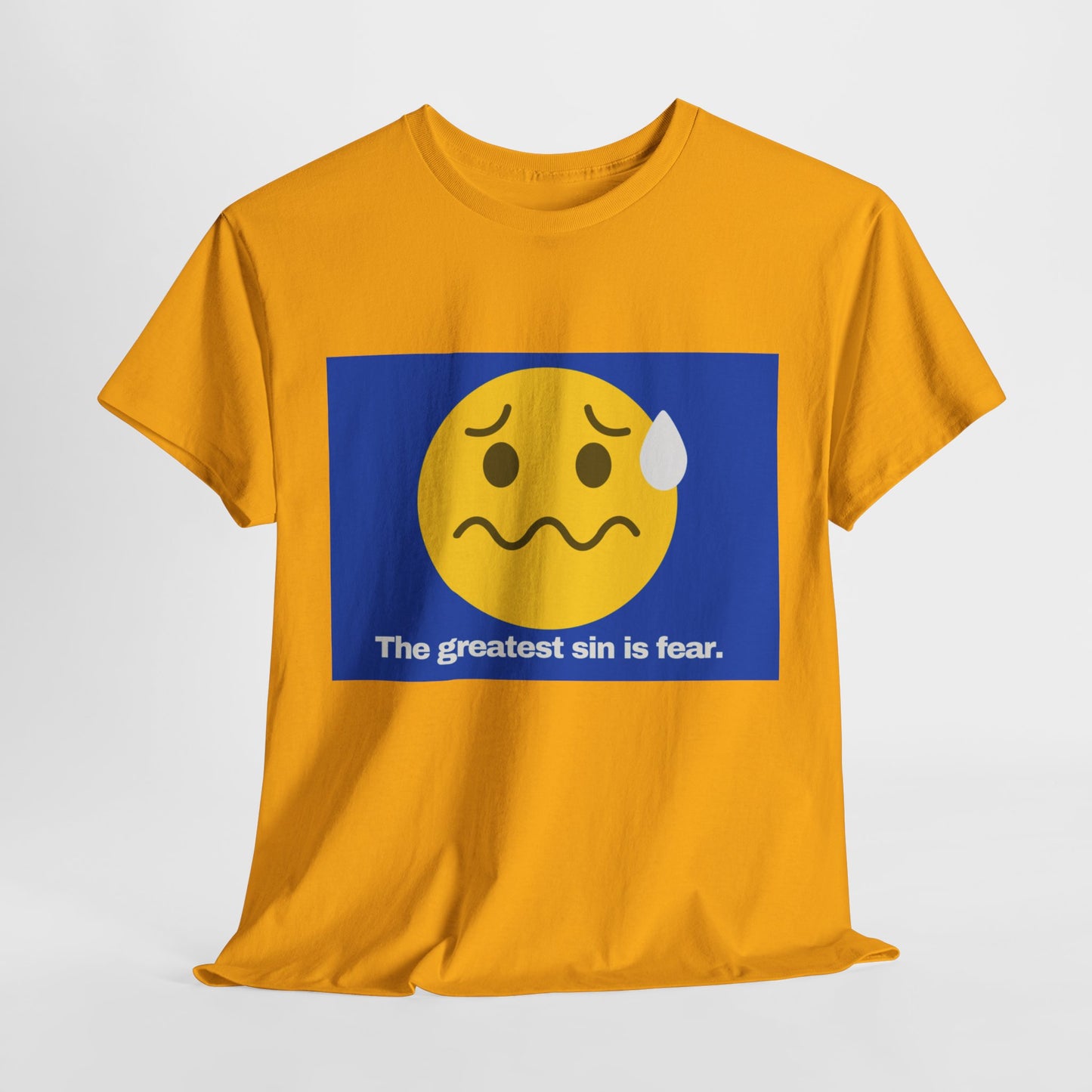 Gravitee 100% Cotton Graphic Adult T-Shirt | FEAR IS THE GREATEST SIN