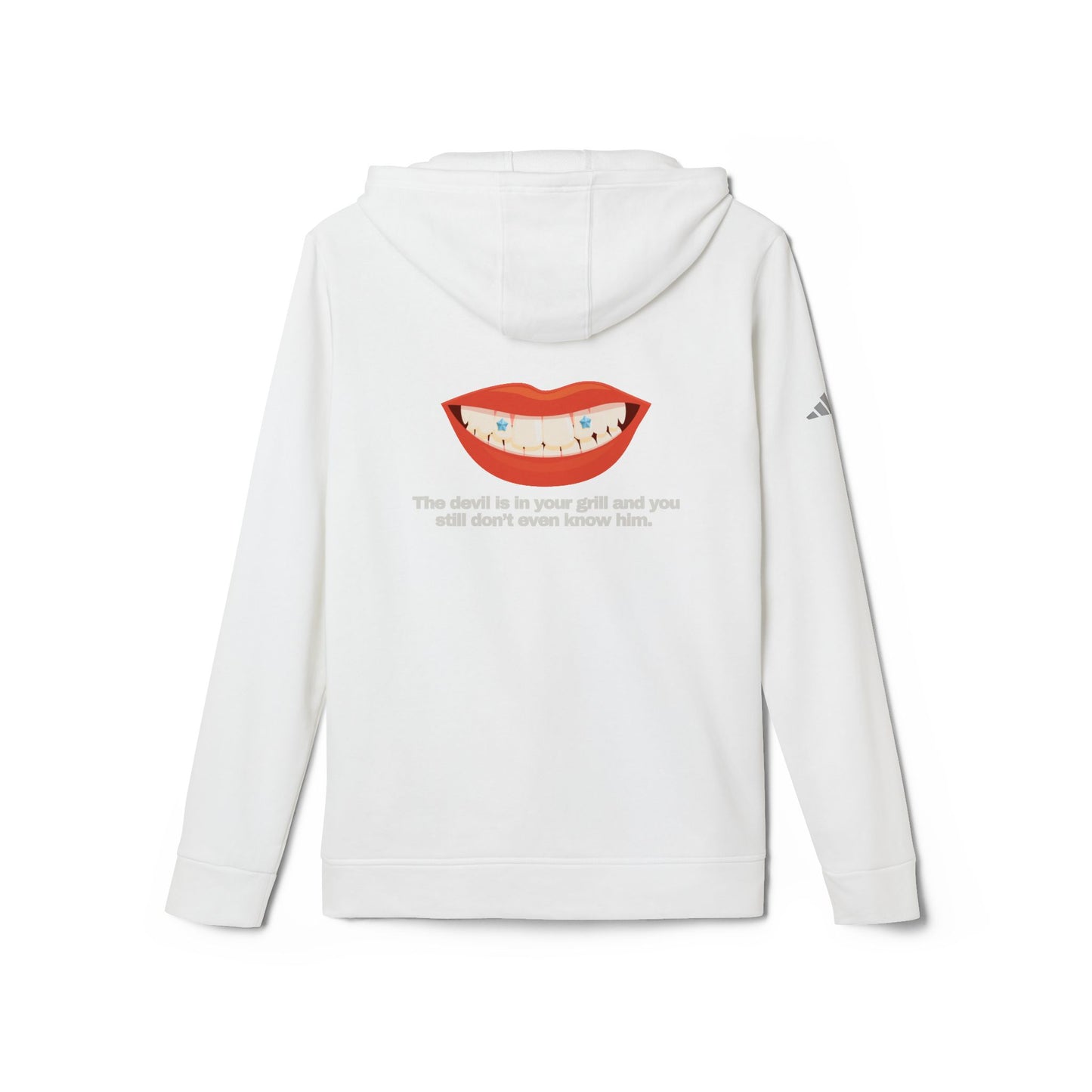 adidas® Personalized Unisex Fleece Hoodie by Gravitee | THE DEVIL IS IN YOUR GRILL