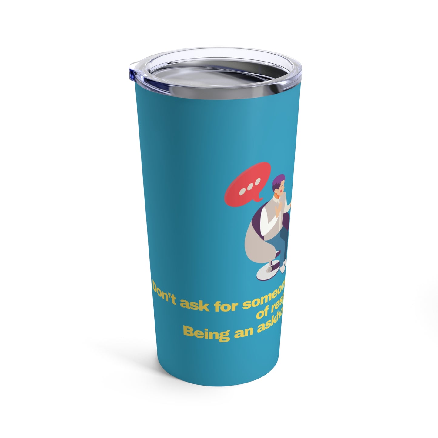 GRAVITEE 20 oz Tumbler | Being an askhole is not becoming