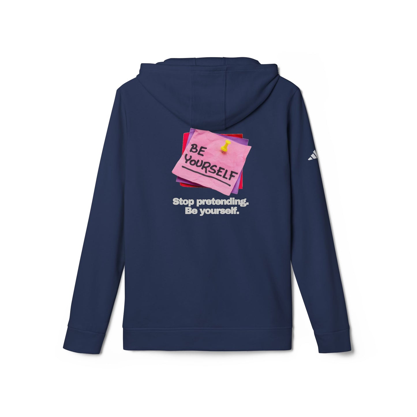 adidas® Personalized Unisex Fleece Hoodie by Gravitee | STOP PRETENDING