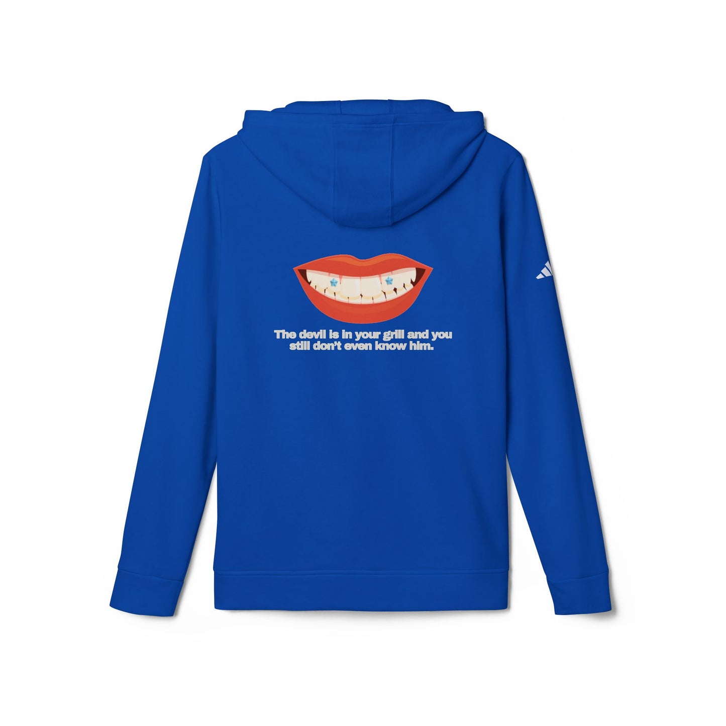 adidas® Personalized Unisex Fleece Hoodie by Gravitee | THE DEVIL IS IN YOUR GRILL