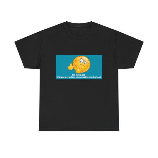 Gravitee 100% Cotton Graphic Adult T-Shirt | IIT'S NOT A ZIT