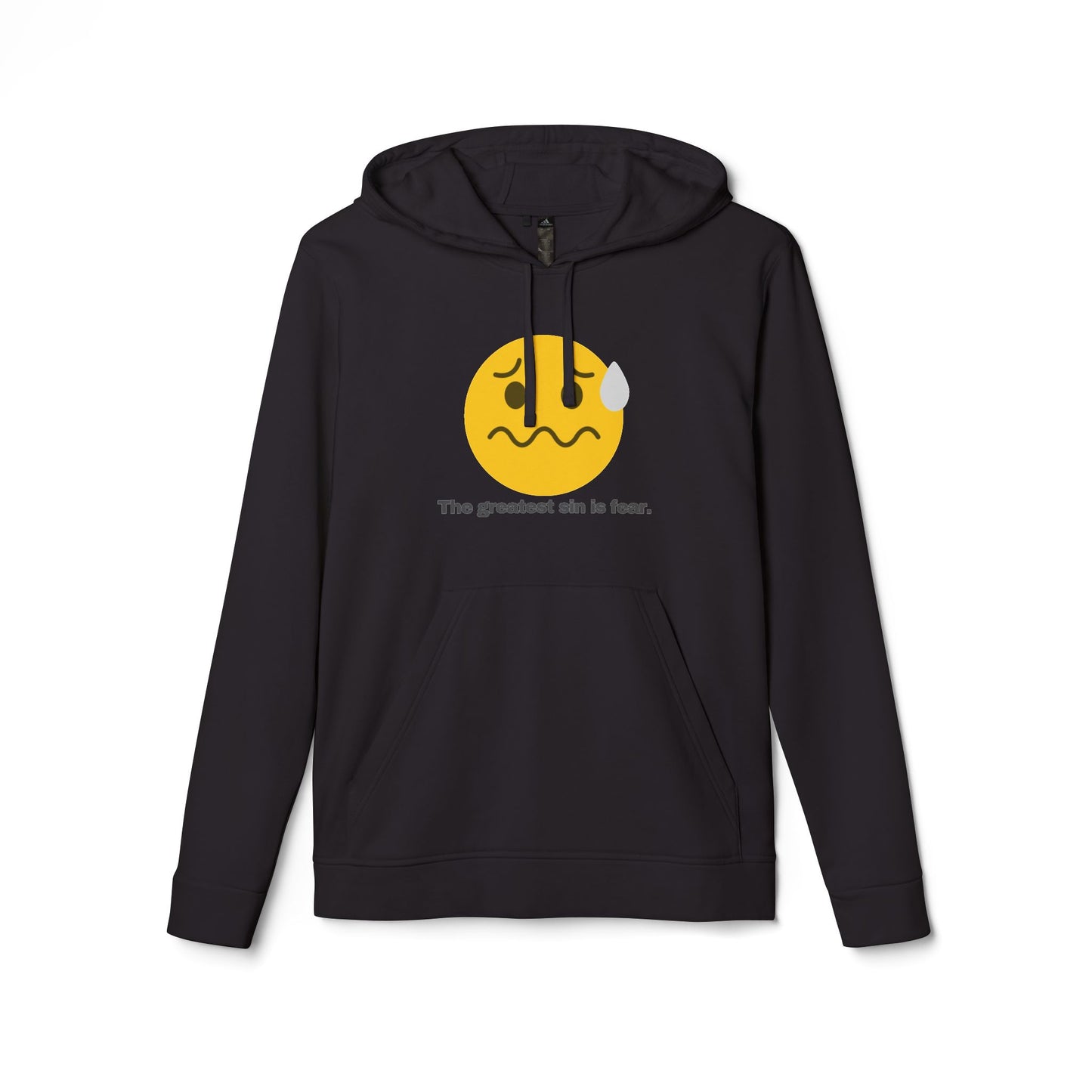adidas® Personalized Unisex Fleece Hoodie by Gravitee | THE GREATEST SIN IS FEAR