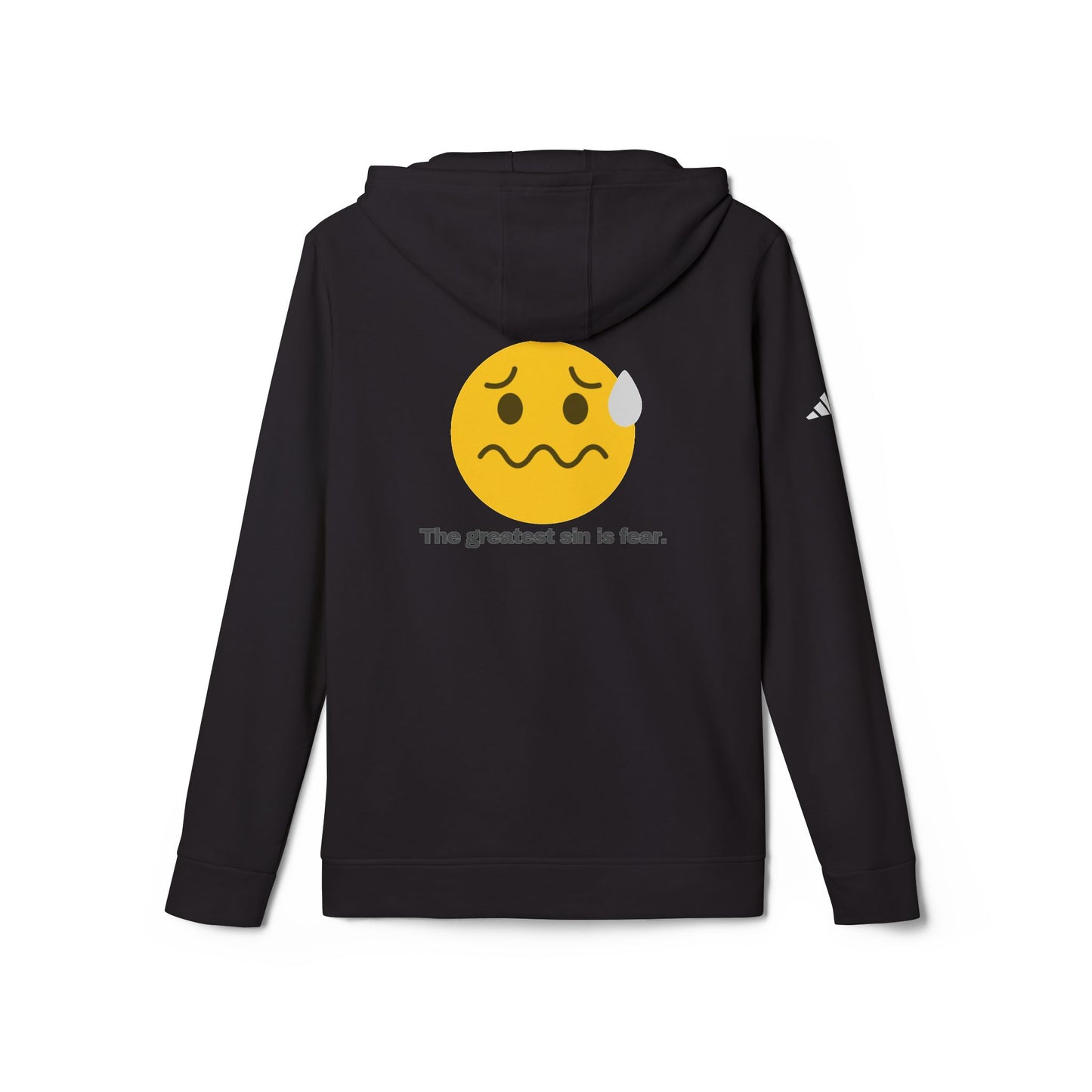 adidas® Personalized Unisex Fleece Hoodie by Gravitee | THE GREATEST SIN IS FEAR