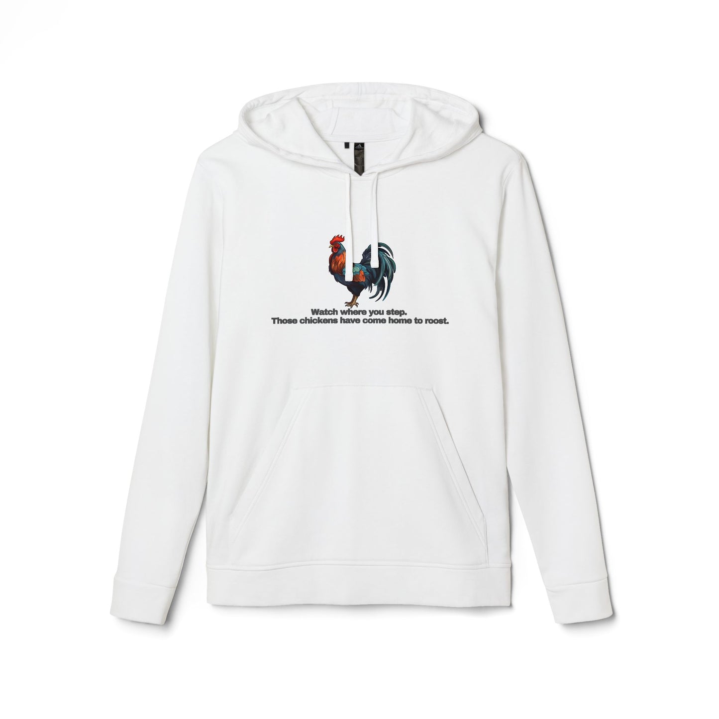adidas® Personalized Unisex Fleece Hoodie by Gravitee | WATCH WHERE YOU STEP