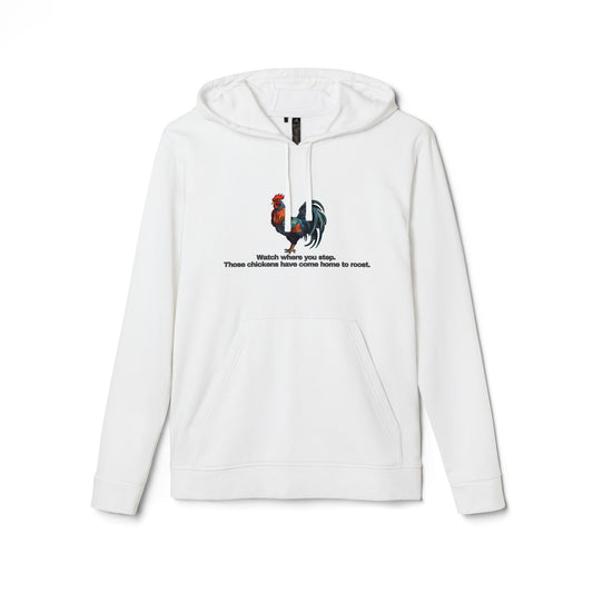 adidas® Personalized Unisex Fleece Hoodie by Gravitee | WATCH WHERE YOU STEP
