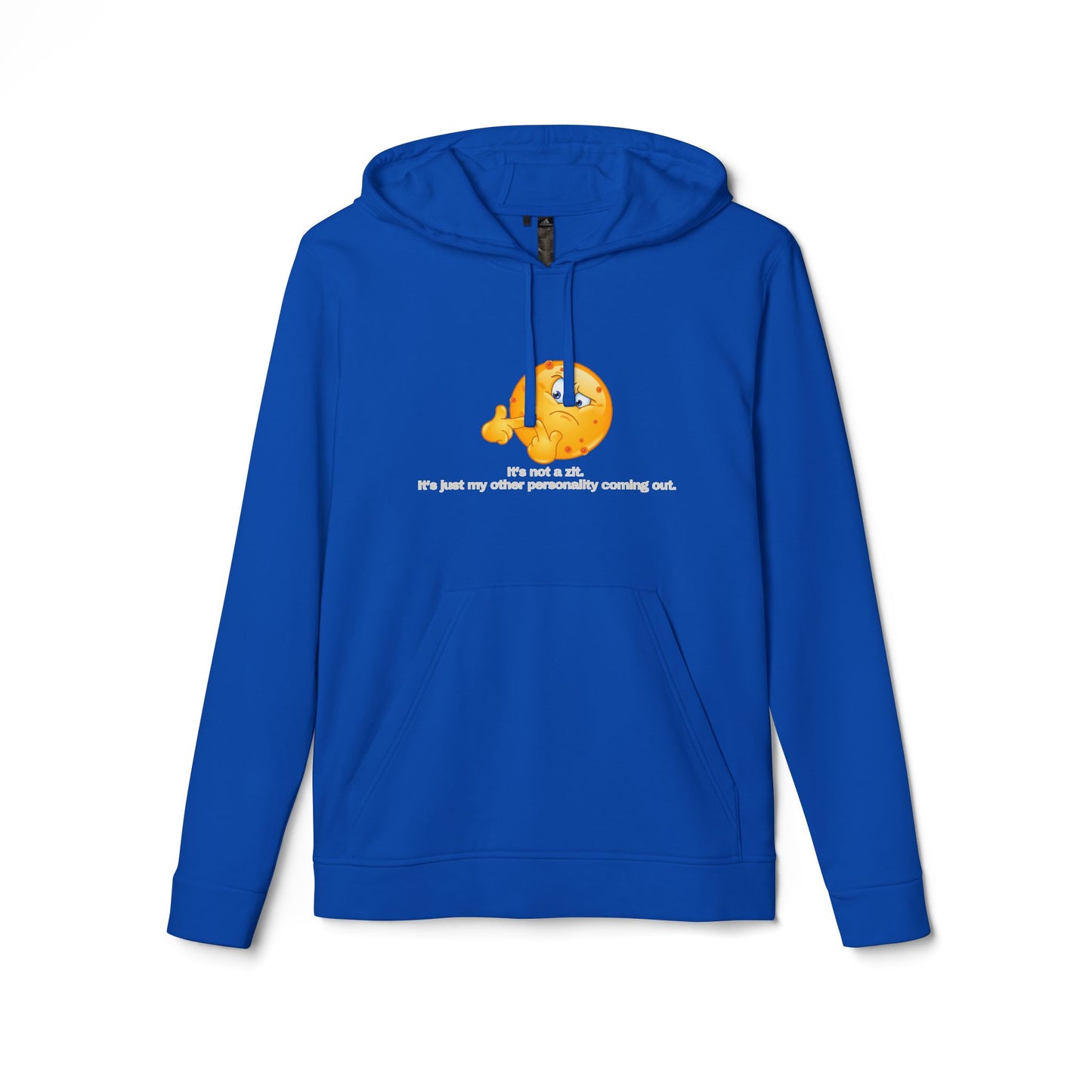 adidas® Personalized Unisex Fleece Hoodie by Gravitee | IT'S NOT A ZIT