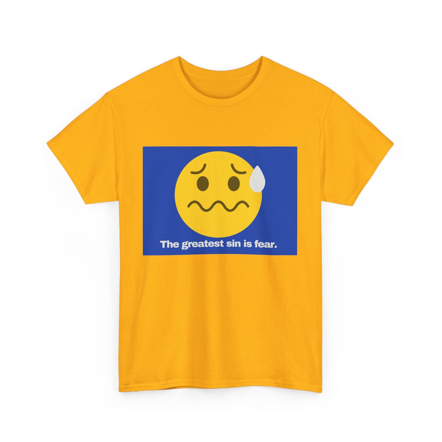 Gravitee 100% Cotton Graphic Adult T-Shirt | FEAR IS THE GREATEST SIN