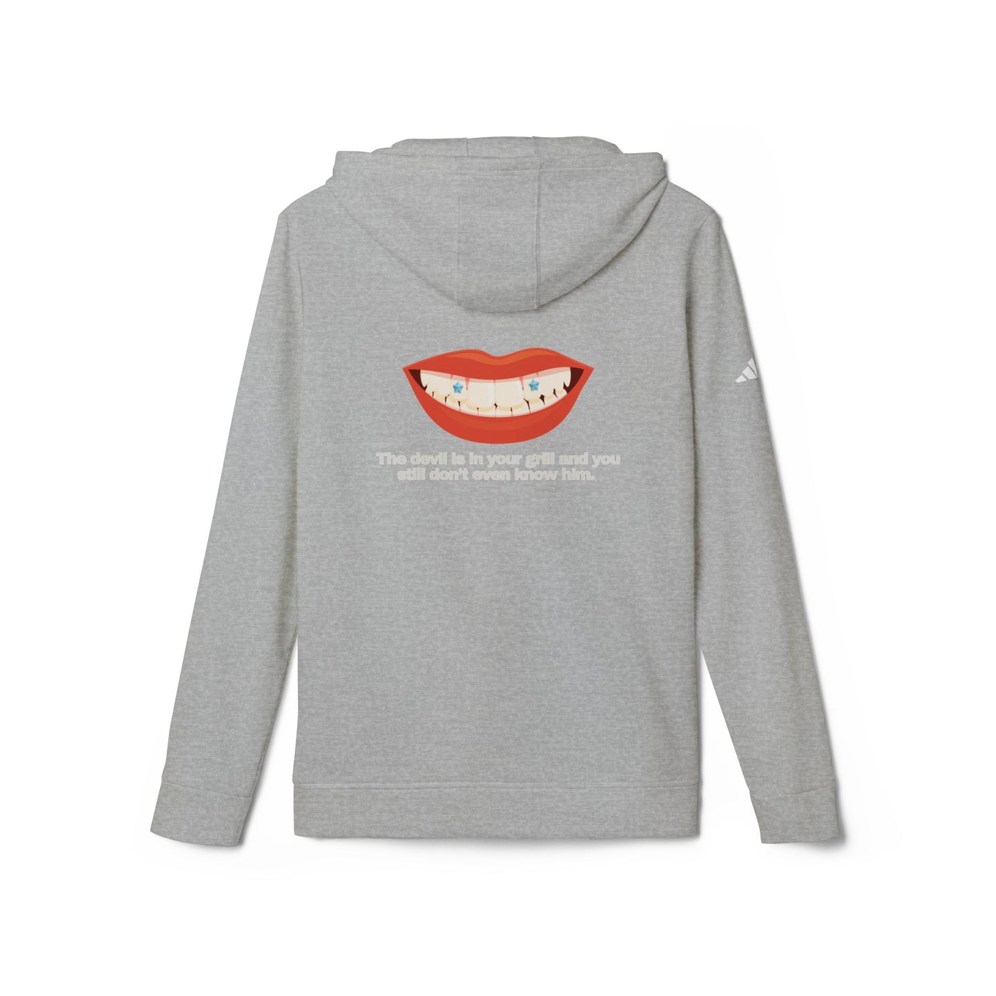 adidas® Personalized Unisex Fleece Hoodie by Gravitee | THE DEVIL IS IN YOUR GRILL