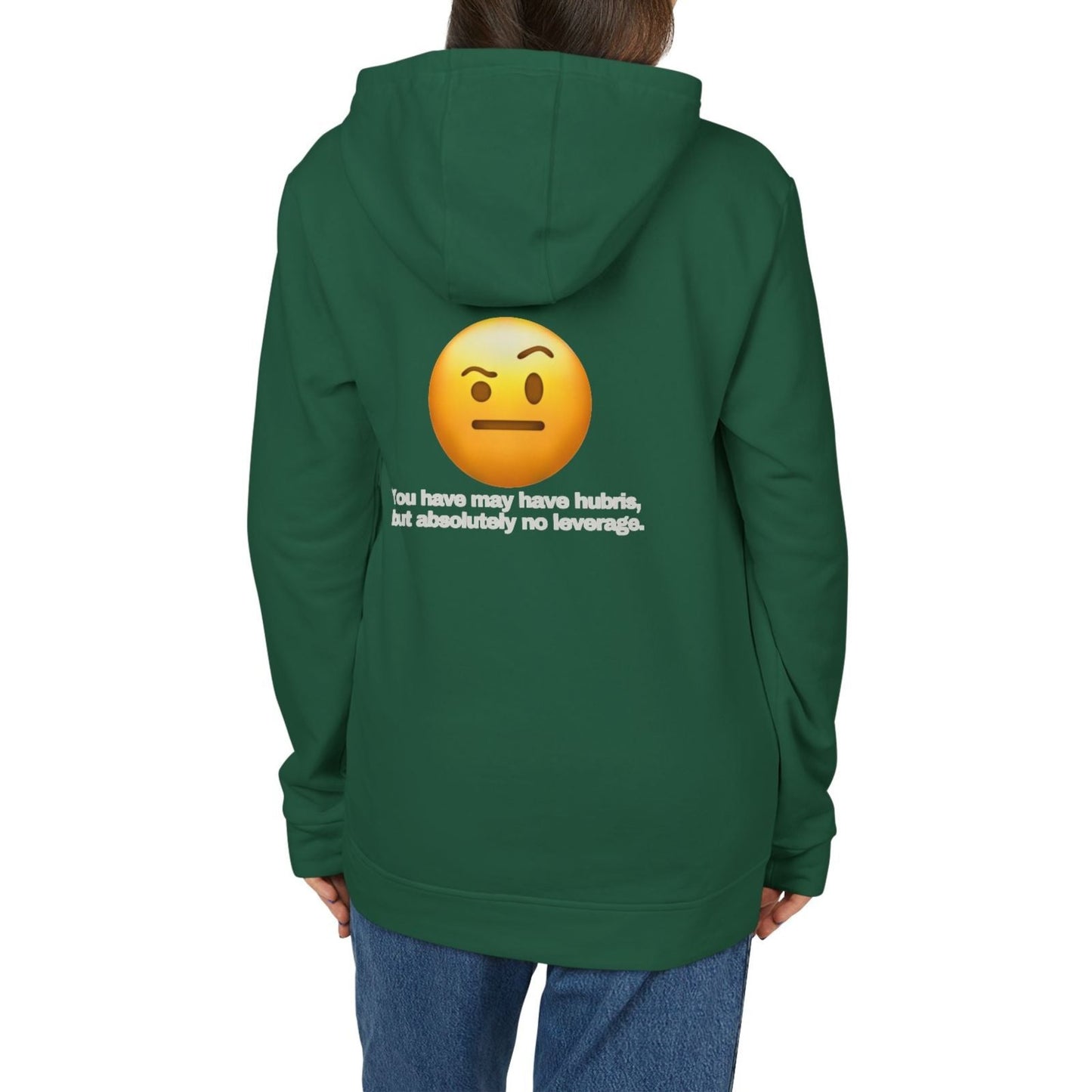 adidas® Personalized Unisex Fleece Hoodie by Gravitee | HUBRIS BUT NO LEVERAGE