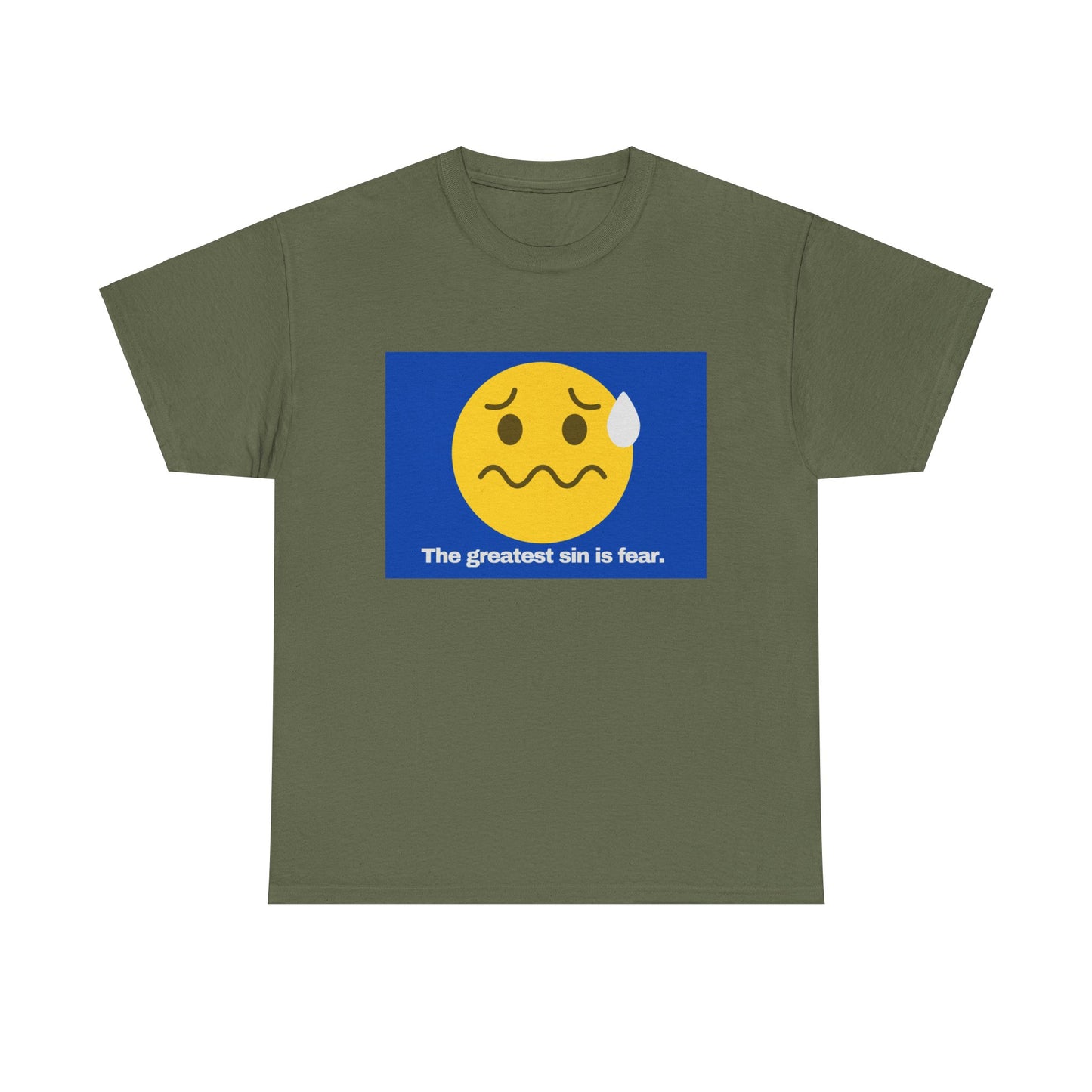 Gravitee 100% Cotton Graphic Adult T-Shirt | FEAR IS THE GREATEST SIN