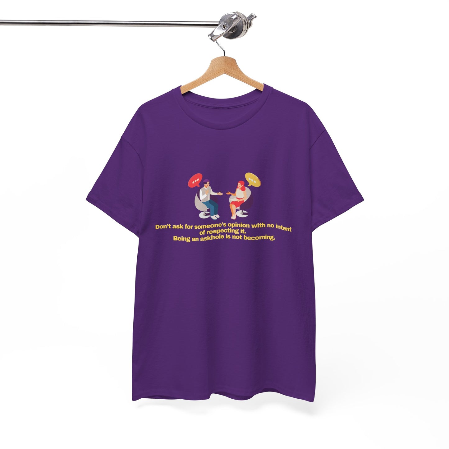 Gravitee 100% Cotton Graphic Adult T-Shirt | BEING AN ASKHOLE...