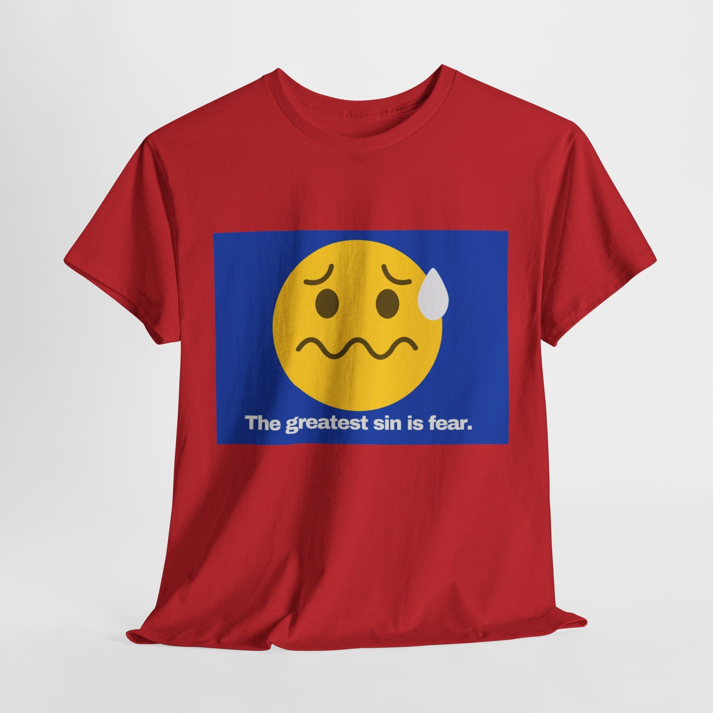Gravitee 100% Cotton Graphic Adult T-Shirt | FEAR IS THE GREATEST SIN