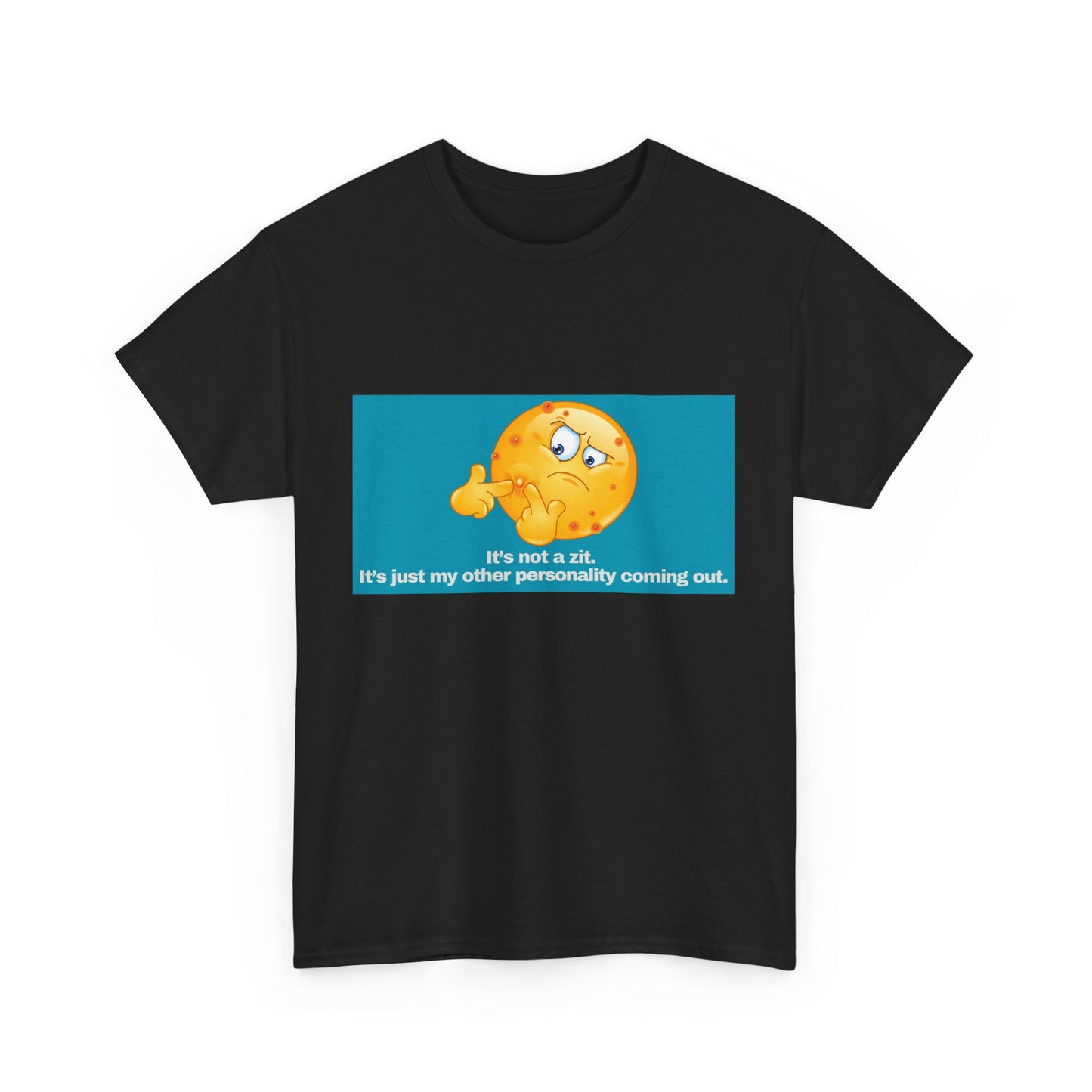 Gravitee 100% Cotton Graphic Adult T-Shirt | IIT'S NOT A ZIT