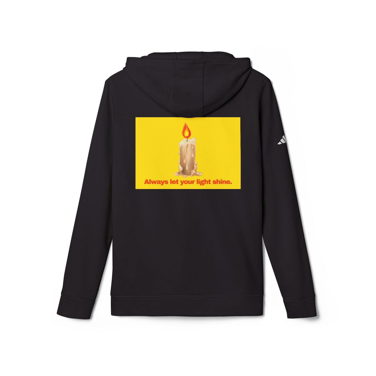 adidas® Personalized Unisex Fleece Hoodie by Gravitee | ALWAYS LET YOUR LIGHT SHINE
